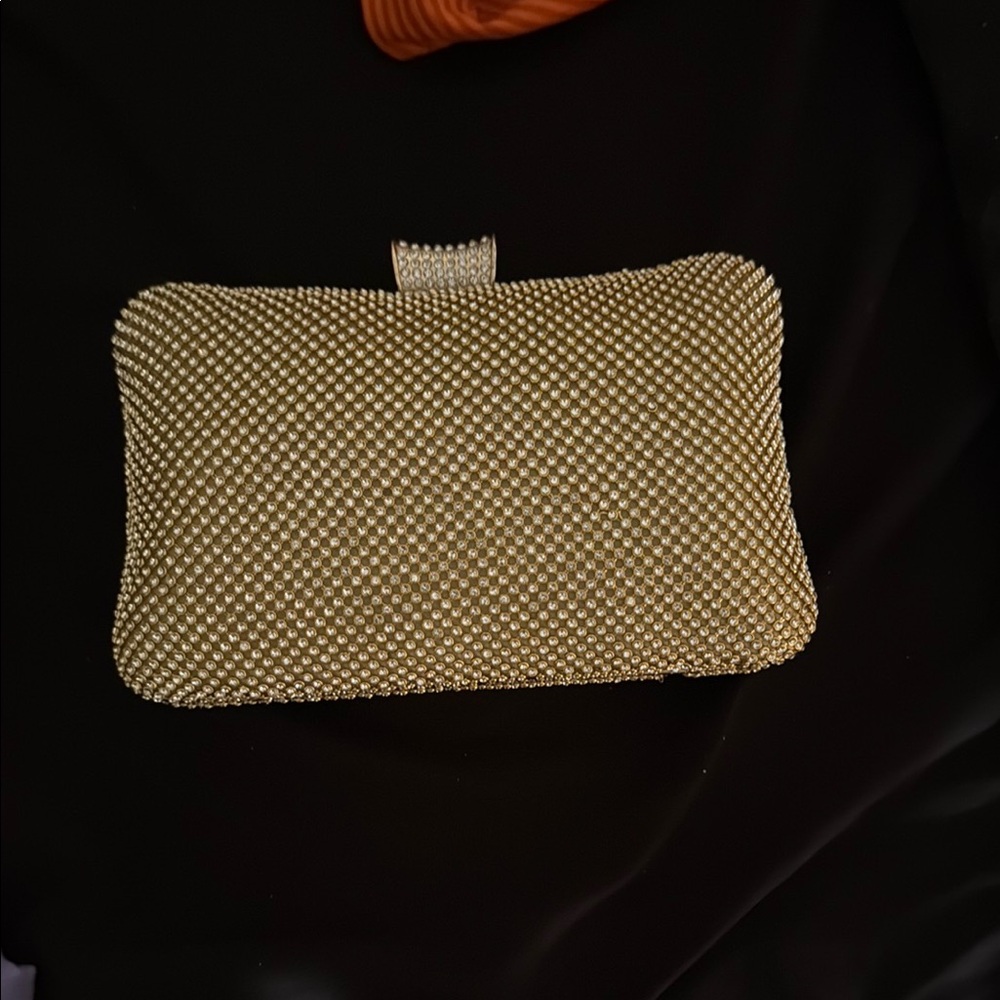 Elegant Gold Clutch Bag